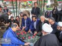 مراسم تجدید میثاق ، گلباران و عطر افشانی در مزار شهدای گمنام دانشگاه های شاهرود 